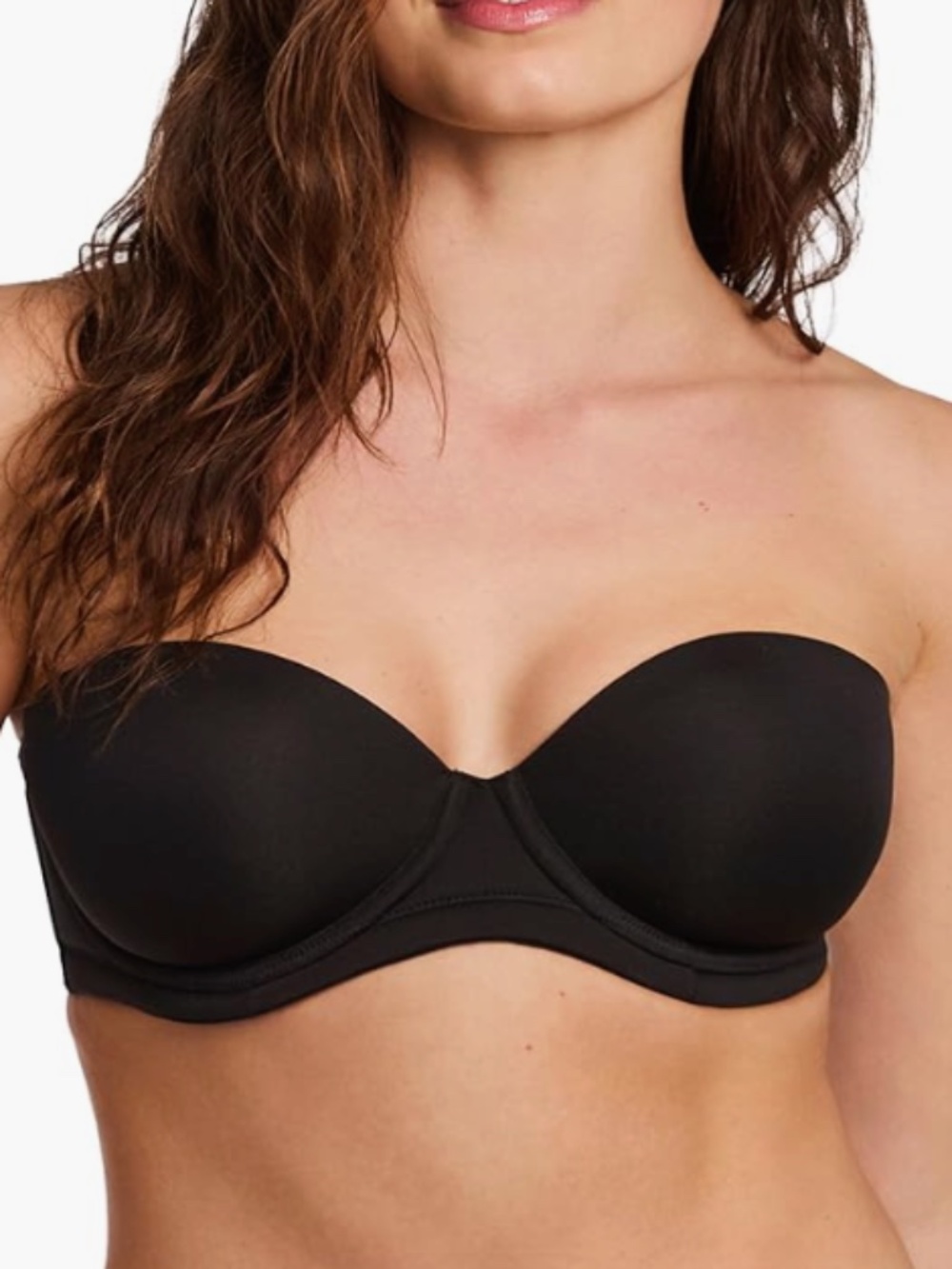 Wacoal Women's Red Carpet Covertible (no straps) Bra 854119 Black Size 36C 12947